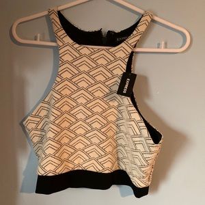 Express going our crop top